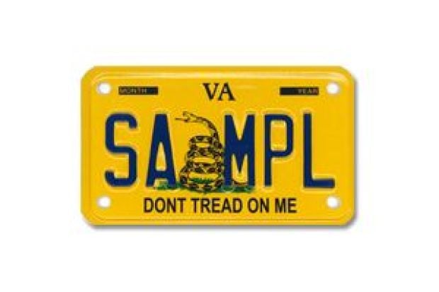 Dont Tread on Me license plate